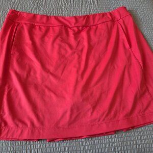 EPNY-KNIT SKORT W/ BACK MESH PLEAT DETAIL- XXL